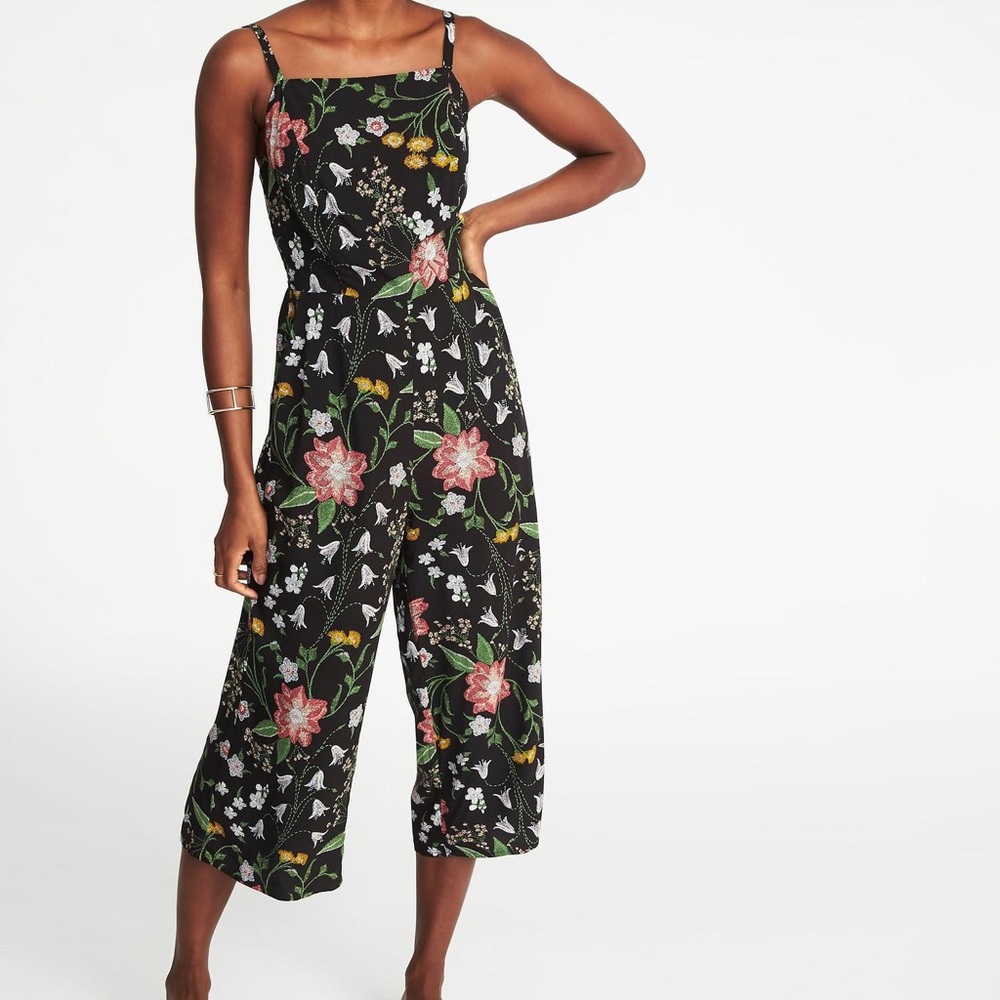 Old Navy Floral Jumpsuit